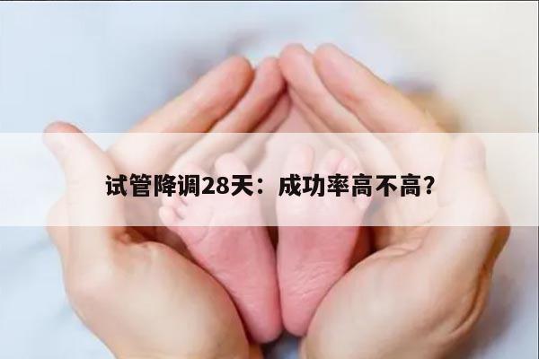 试管降调28天：成功率高不高？