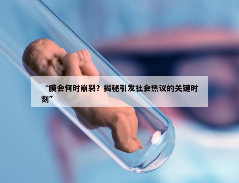 “膜会何时崩裂？揭秘引发社会热议的关键时刻”