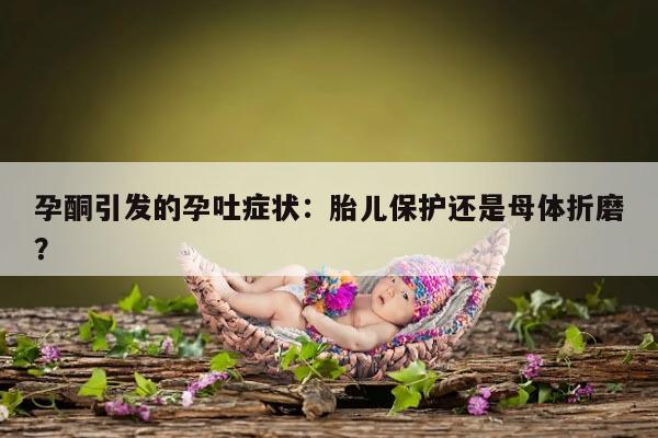 孕酮引发的孕吐症状：胎儿保护还是母体折磨？