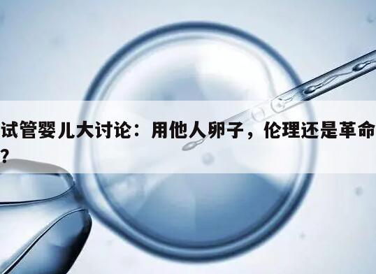 试管婴儿大讨论：用他人卵子，伦理还是革命？