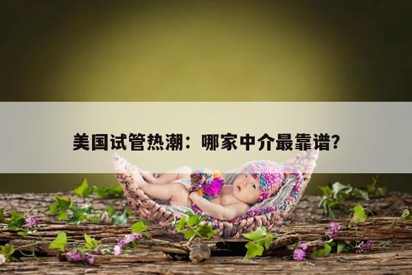 美国试管热潮：哪家中介最靠谱？