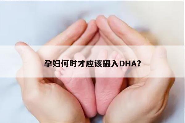 孕妇何时才应该摄入DHA？