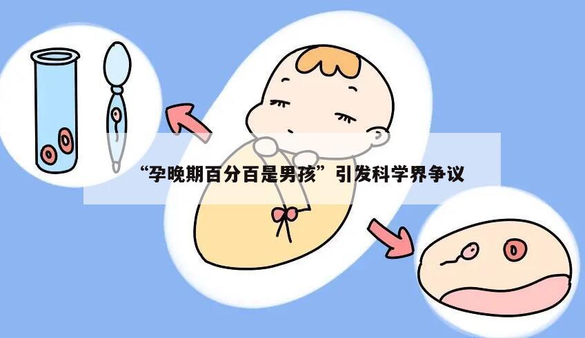 “孕晚期百分百是男孩”引发科学界争议