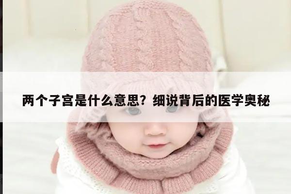 两个子宫是什么意思？细说背后的医学奥秘